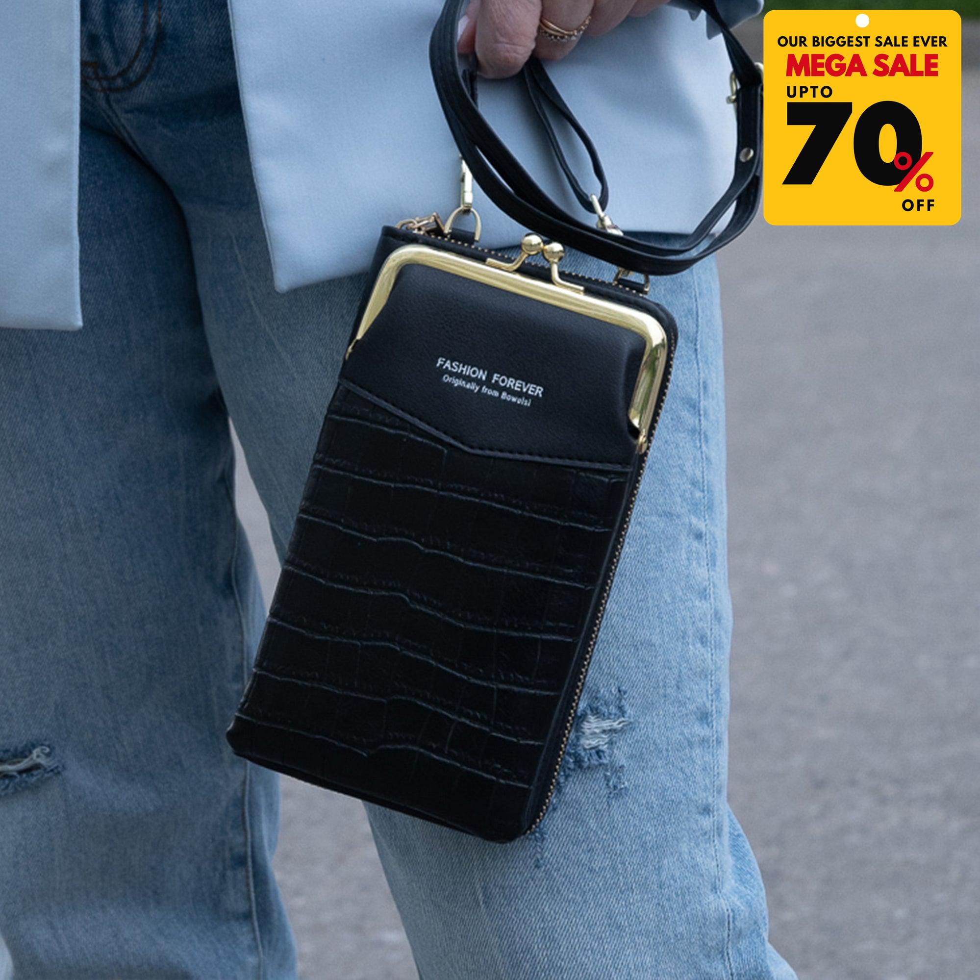 Women Multi-Purpose Crossbody Crocodile Bag-DIVERSITY