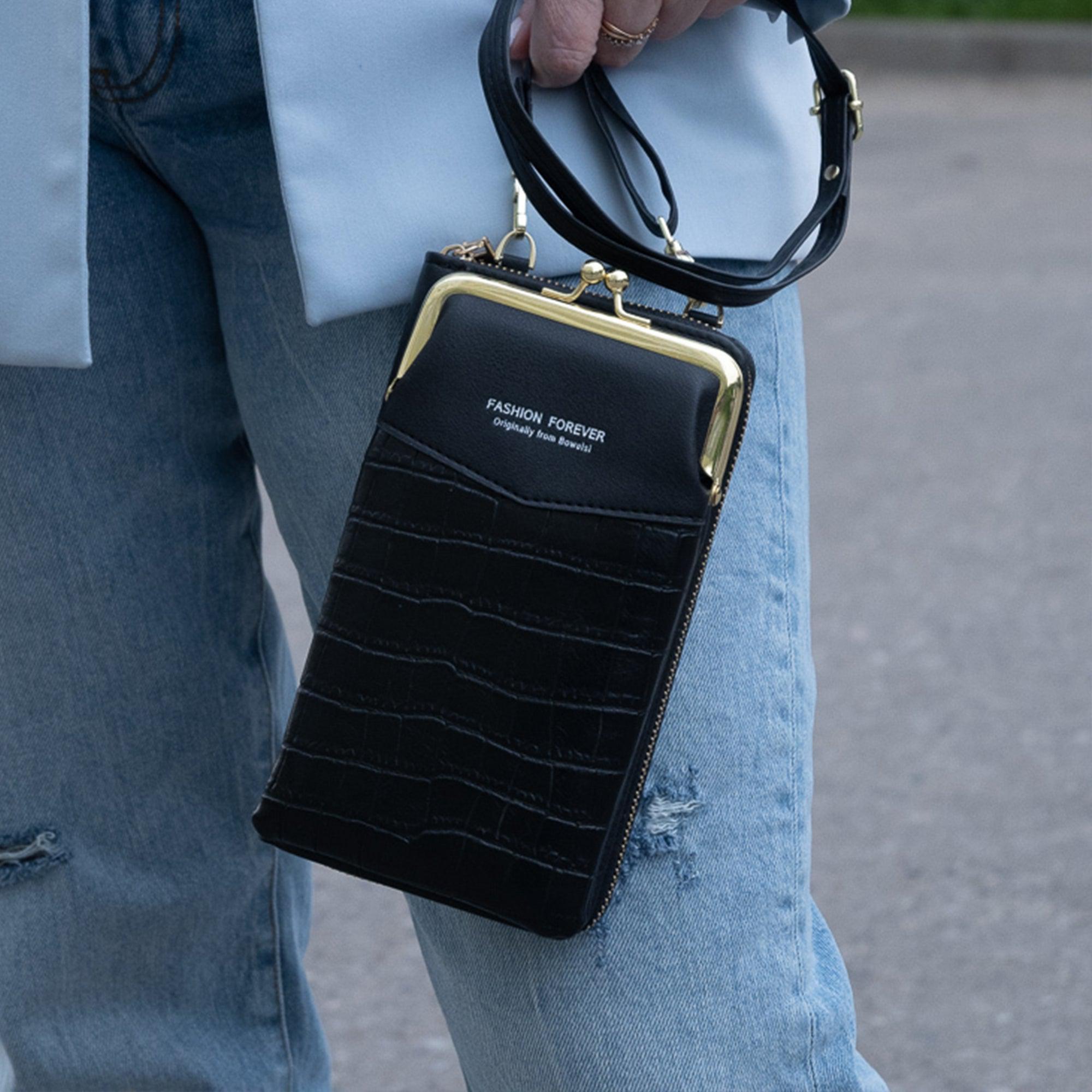 Women Multi-Purpose Crossbody Crocodile Bag-DIVERSITY