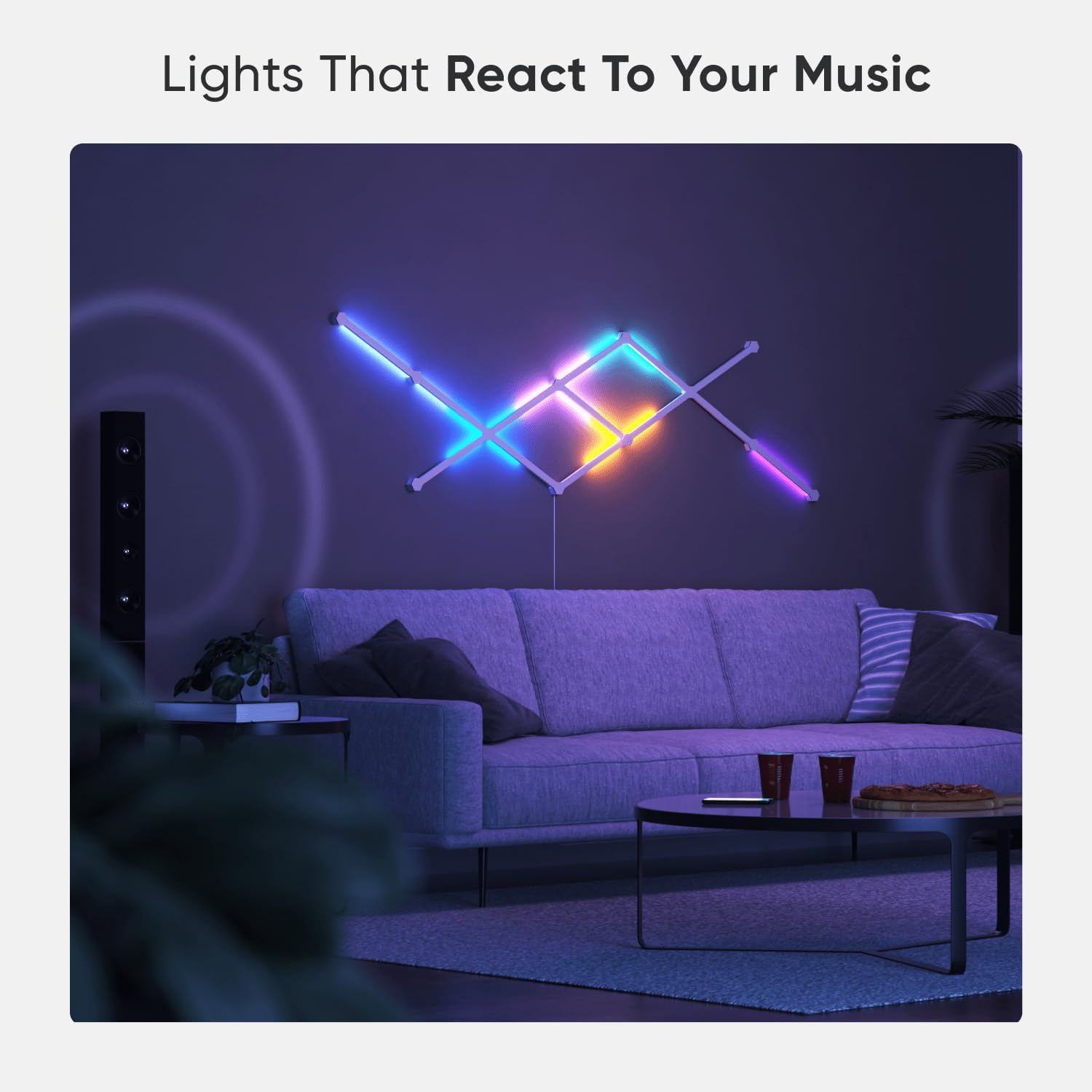 Nanoleaf Lines LED Light Bars – 9 Pack Smarter Kit