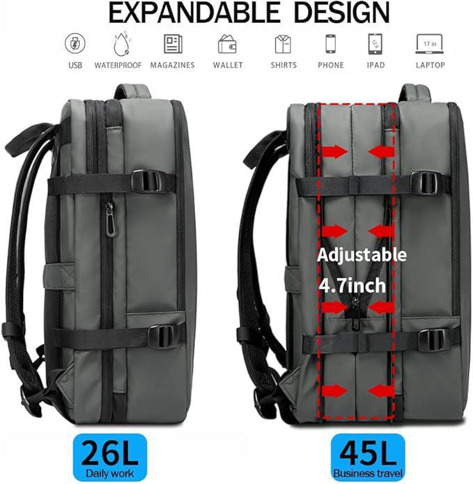 BANGE Digital Nomad Travel Backpack - Grey-DIVERSITY