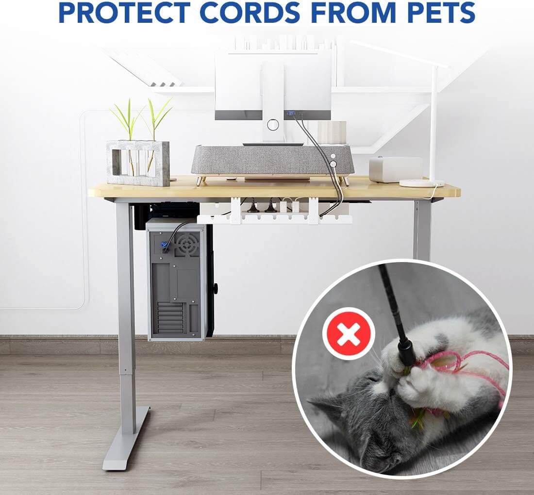 Flexispot Cable Management Tray - White