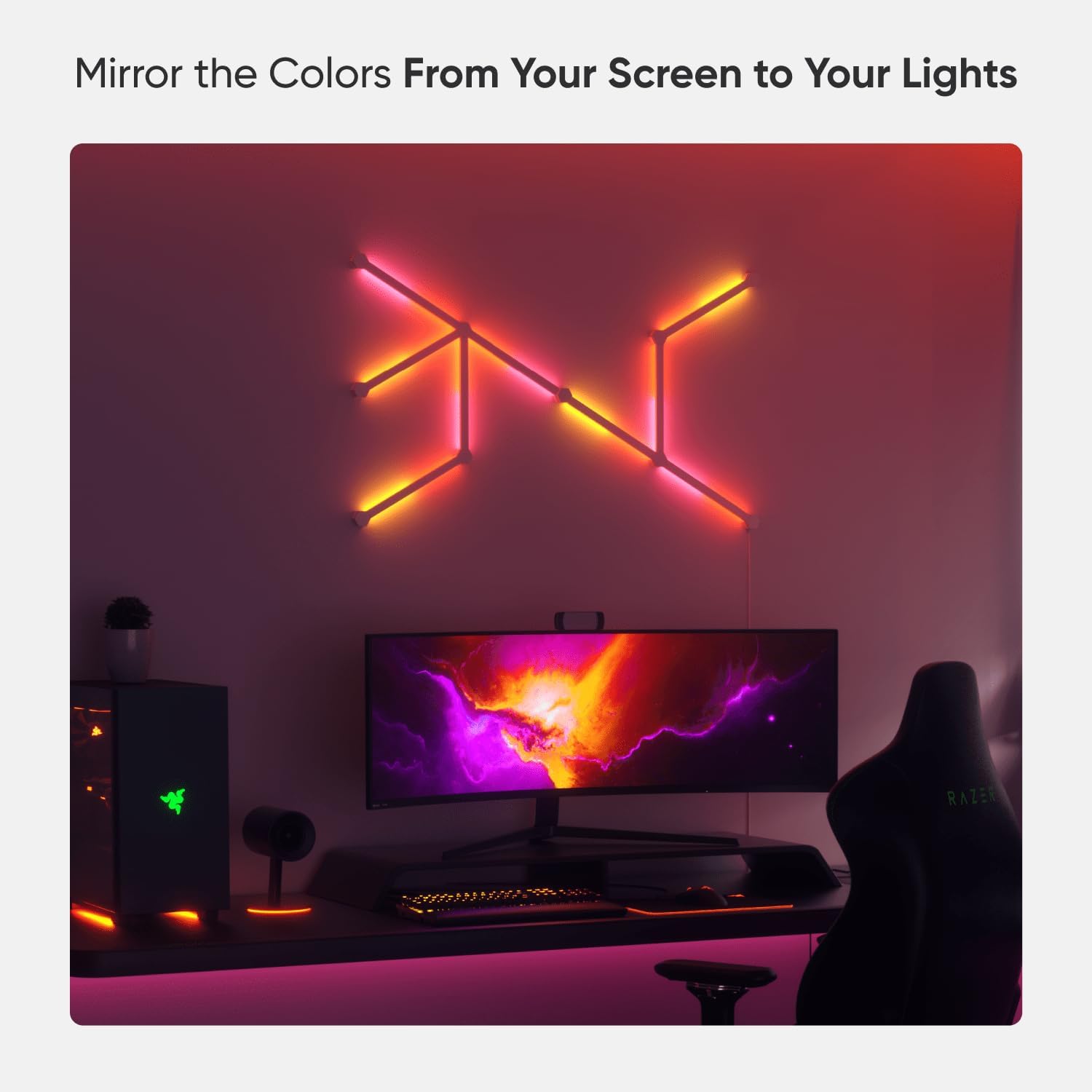 Nanoleaf Lines LED Light Bars – 9 Pack Smarter Kit