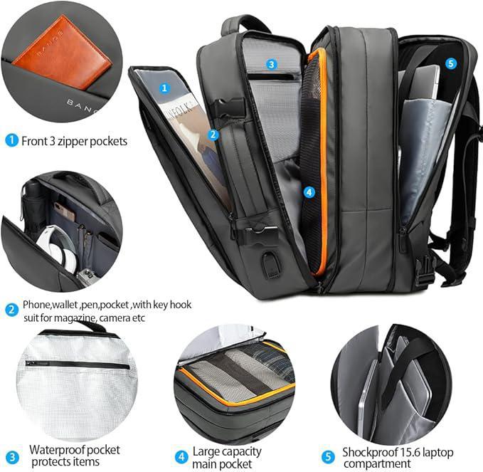BANGE Digital Nomad Travel Backpack - Green-DIVERSITY