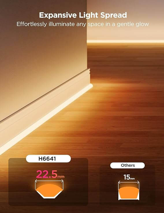 Govee Neon LED Rope Light for Wall Lining 2-5M