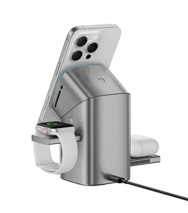 MAXCO 3 in 1 Rotating Wireless Charger - MW15