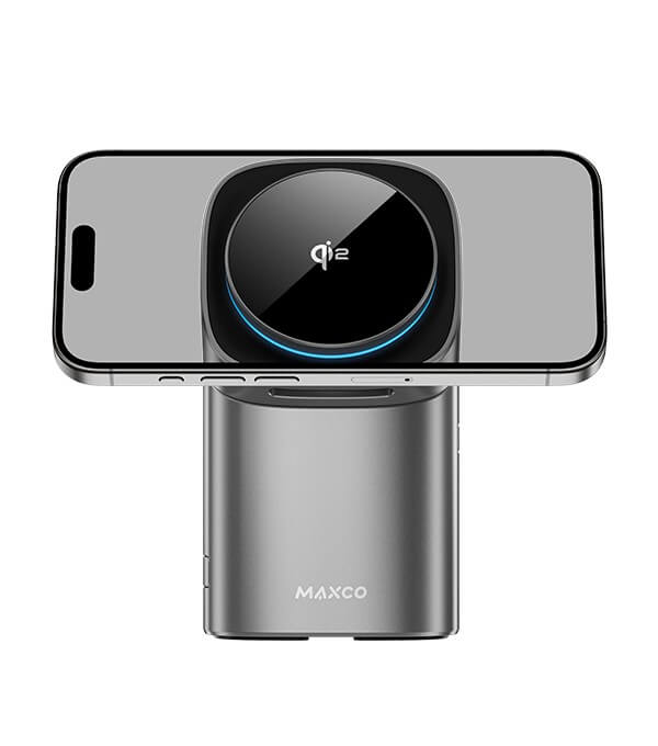 MAXCO 3 in 1 Rotating Wireless Charger - MW15