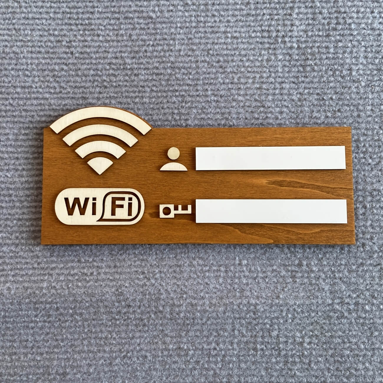 Wooden WiFi Password Wall Mounted Sign