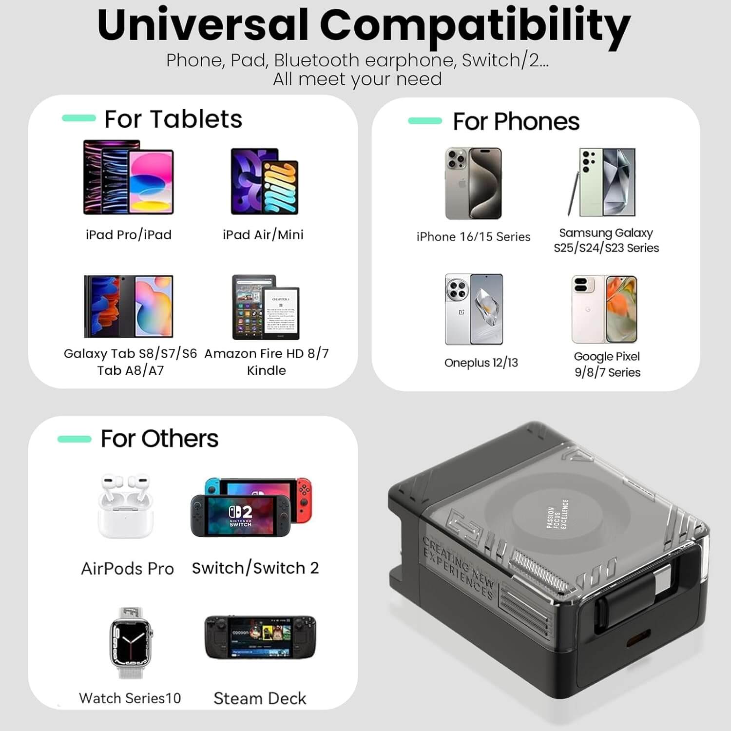 NILLKIN IceCore Retractable 65W GaN Charger