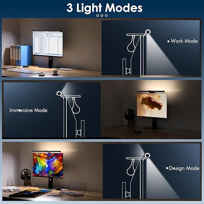 Quntis LED ScreenLinear Glow Plus Dual Light Monitor Light Bar