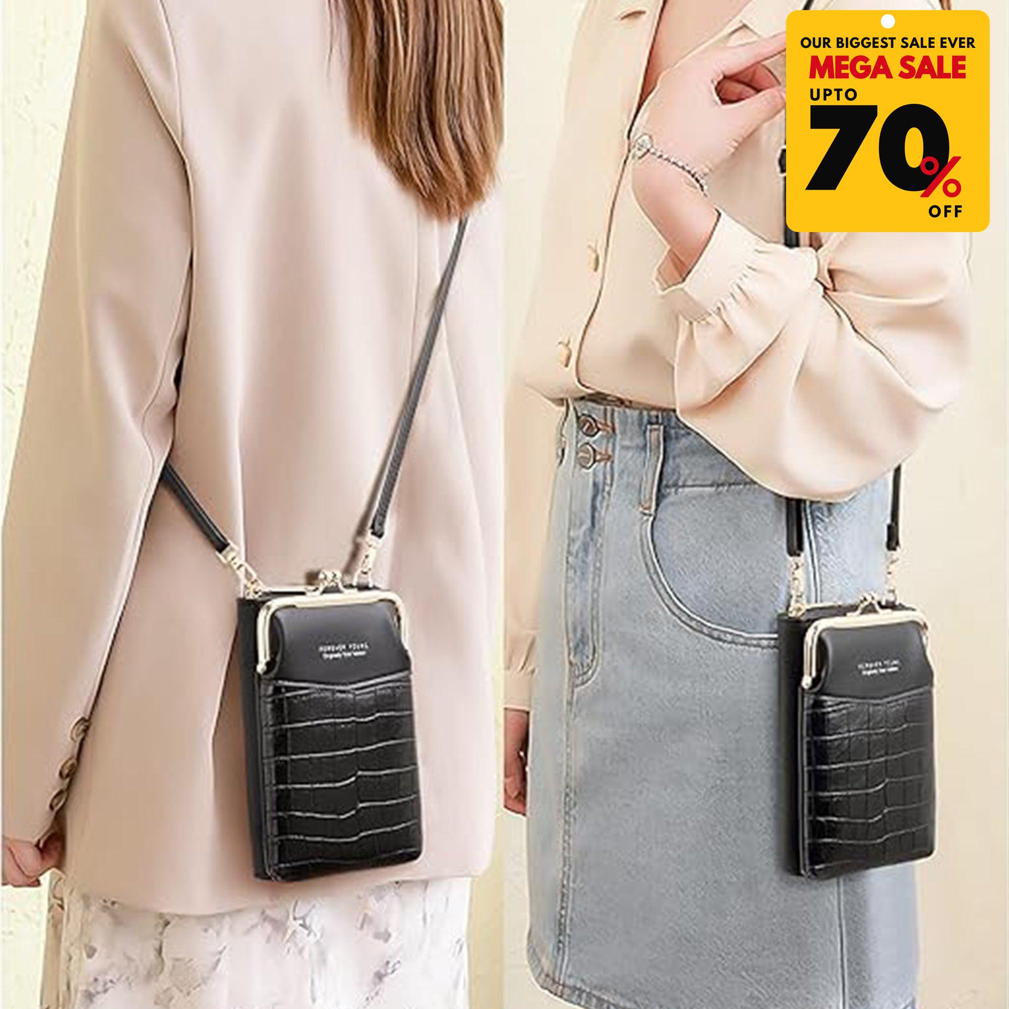 Women Multi-Purpose Crossbody Crocodile Bag-DIVERSITY