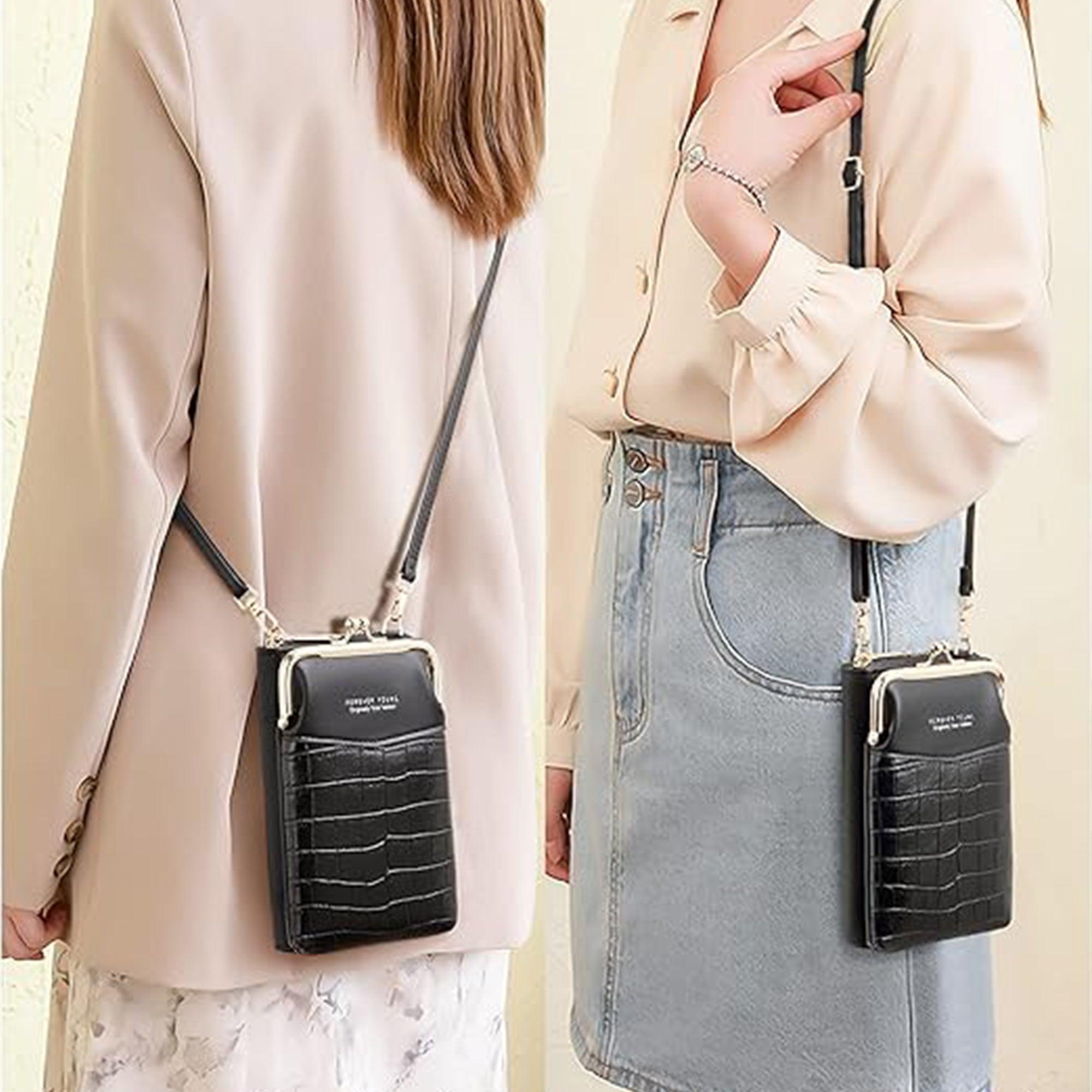 Women Multi-Purpose Crossbody Crocodile Bag-DIVERSITY