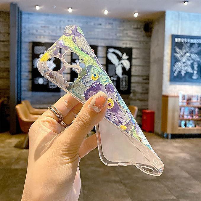 Floral Design Silicone Phone Case-DIVERSITY