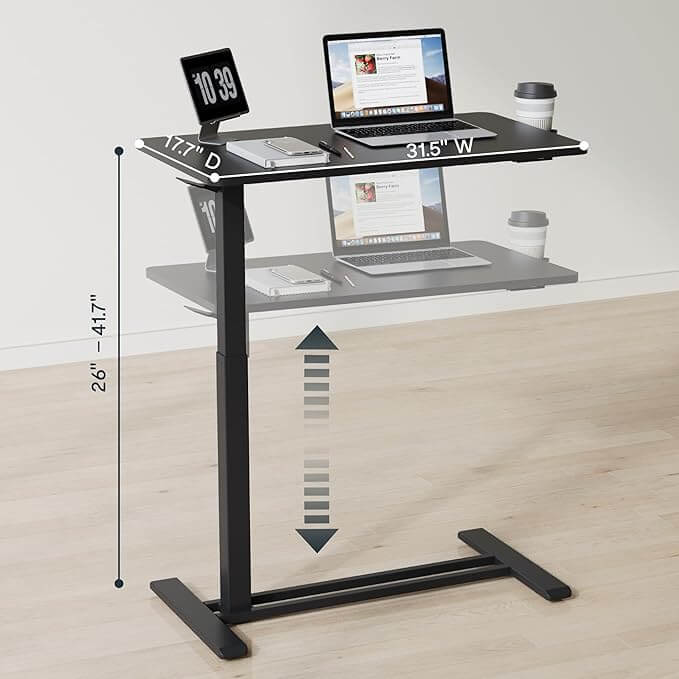 FlexiSpot - H7 Height Adjustable Table - Black