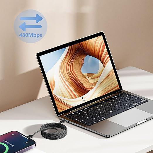 Braided Magnetic 66W Charging Cable-DIVERSITY