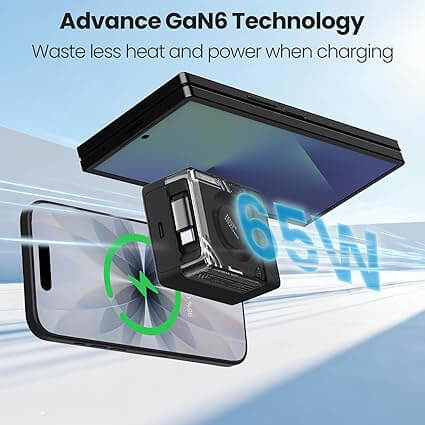 NILLKIN IceCore Retractable 65W GaN Charger