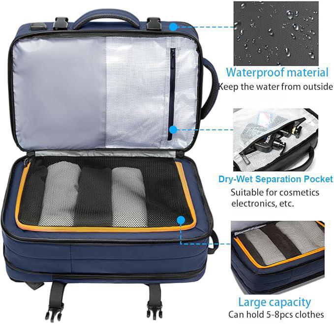 BANGE Digital Nomad Travel Backpack - Blue-DIVERSITY