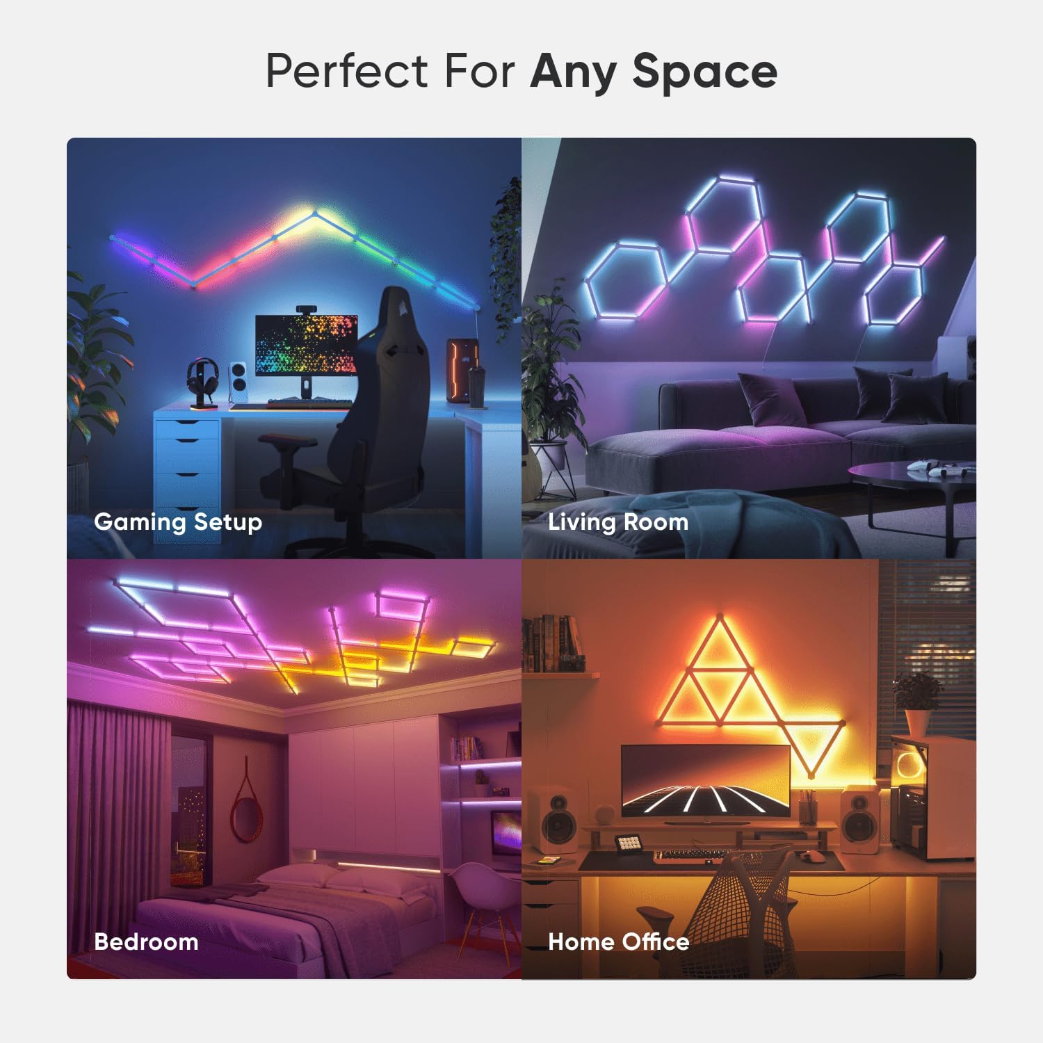 Nanoleaf Lines LED Light Bars – 9 Pack Smarter Kit