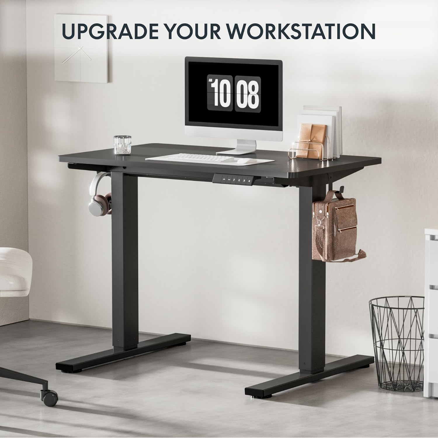 FlexiSpot EN1 - Standing Desk With Black Frame
