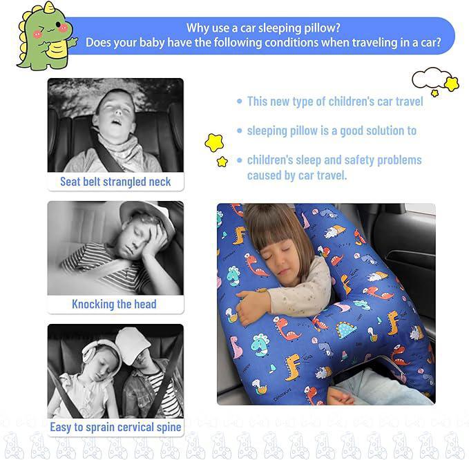 Kids Car Travel Pillow-DIVERSITY