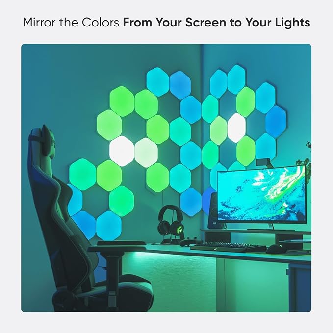 Nanoleaf Shapes Hexagons Starter Kit with 9 Light Panels