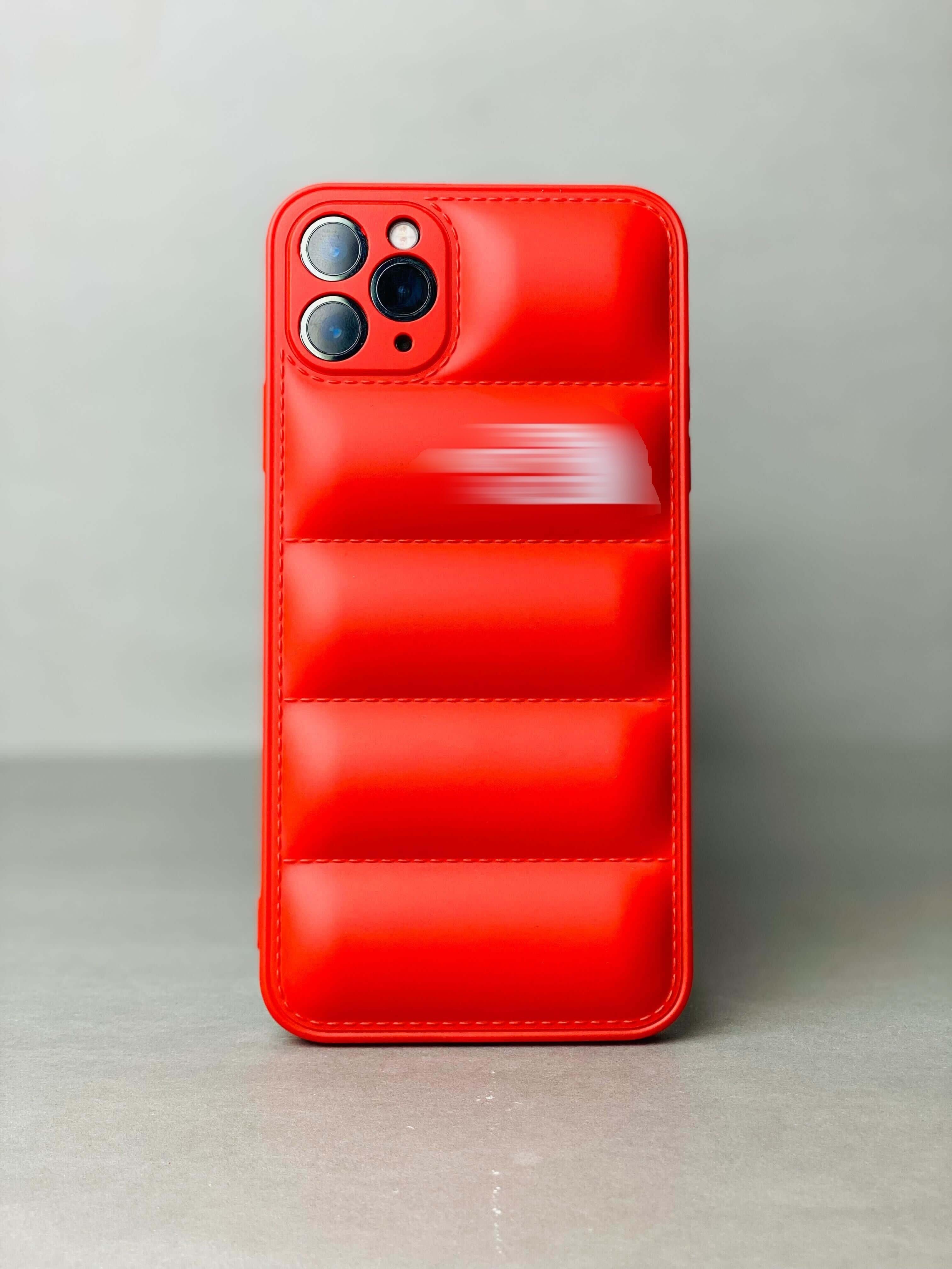 Puffer iPhone Cover - Red