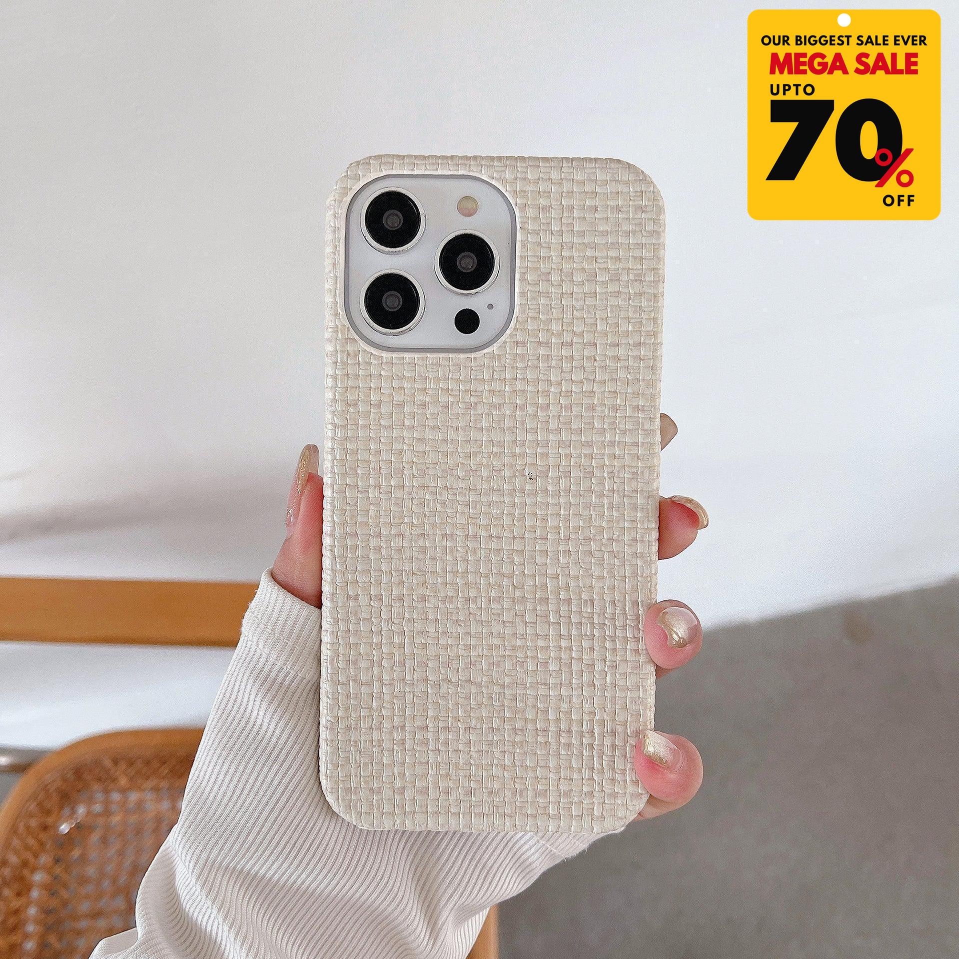Textured Woven iPhone Case-DIVERSITY