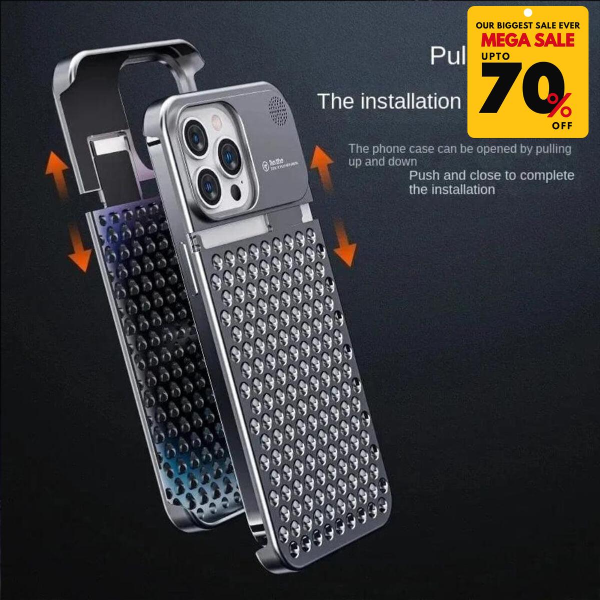 ALPHA Hybrid Metal Mesh iPhone Case-DIVERSITY