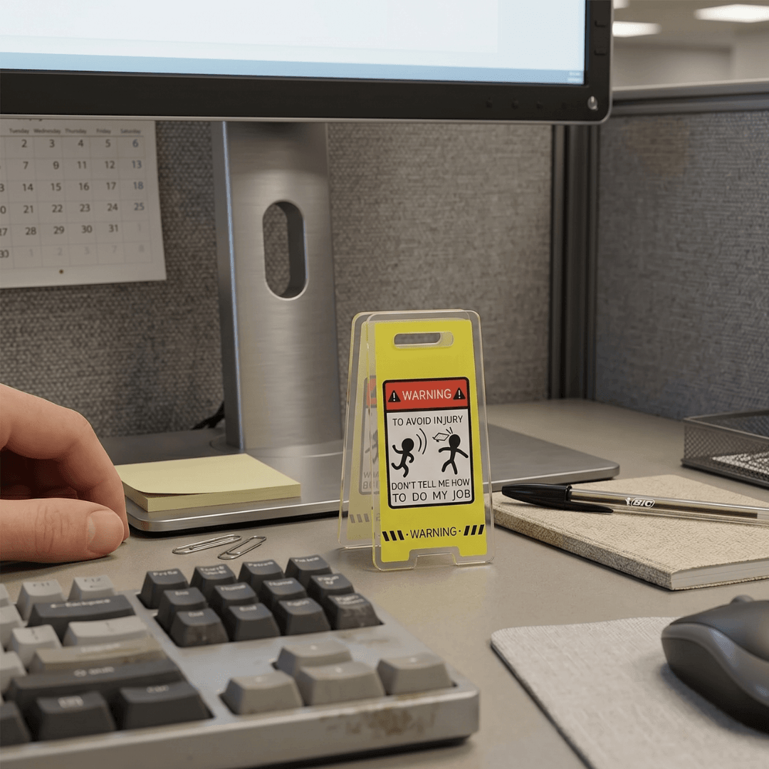 Funny Acrylic Desktop Signs