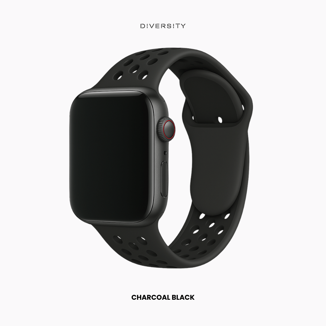 AirLoop Band For Apple Watch - Charcoal Black