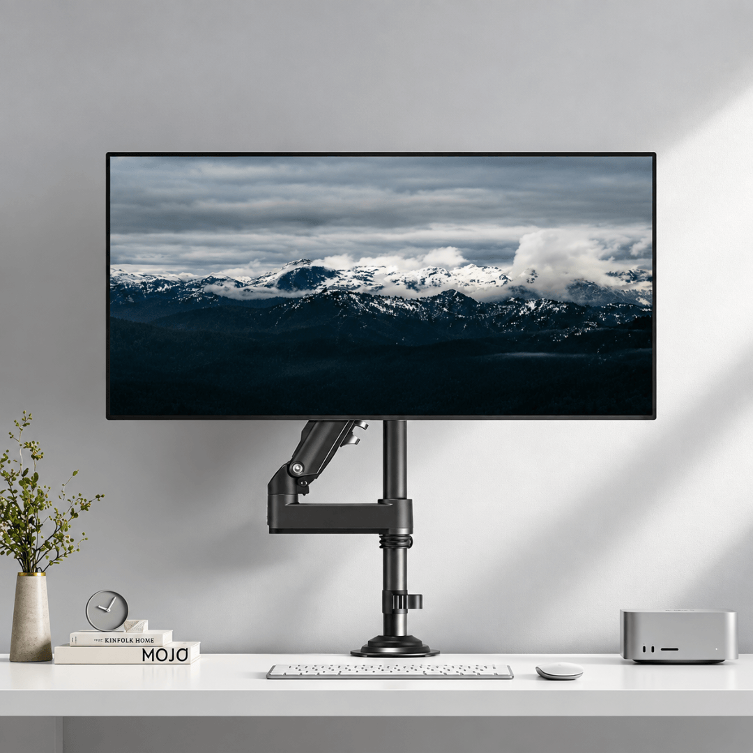 HUANUO Elevation Single Monitor Arm for 13 to 32 Inch Screens