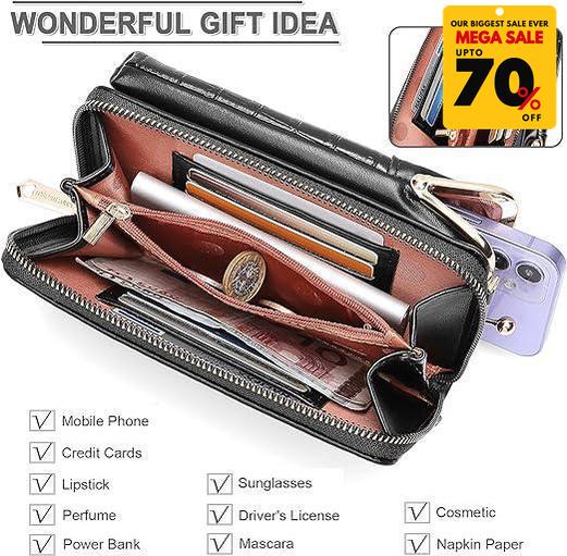 Women Multi-Purpose Crossbody Crocodile Bag-DIVERSITY