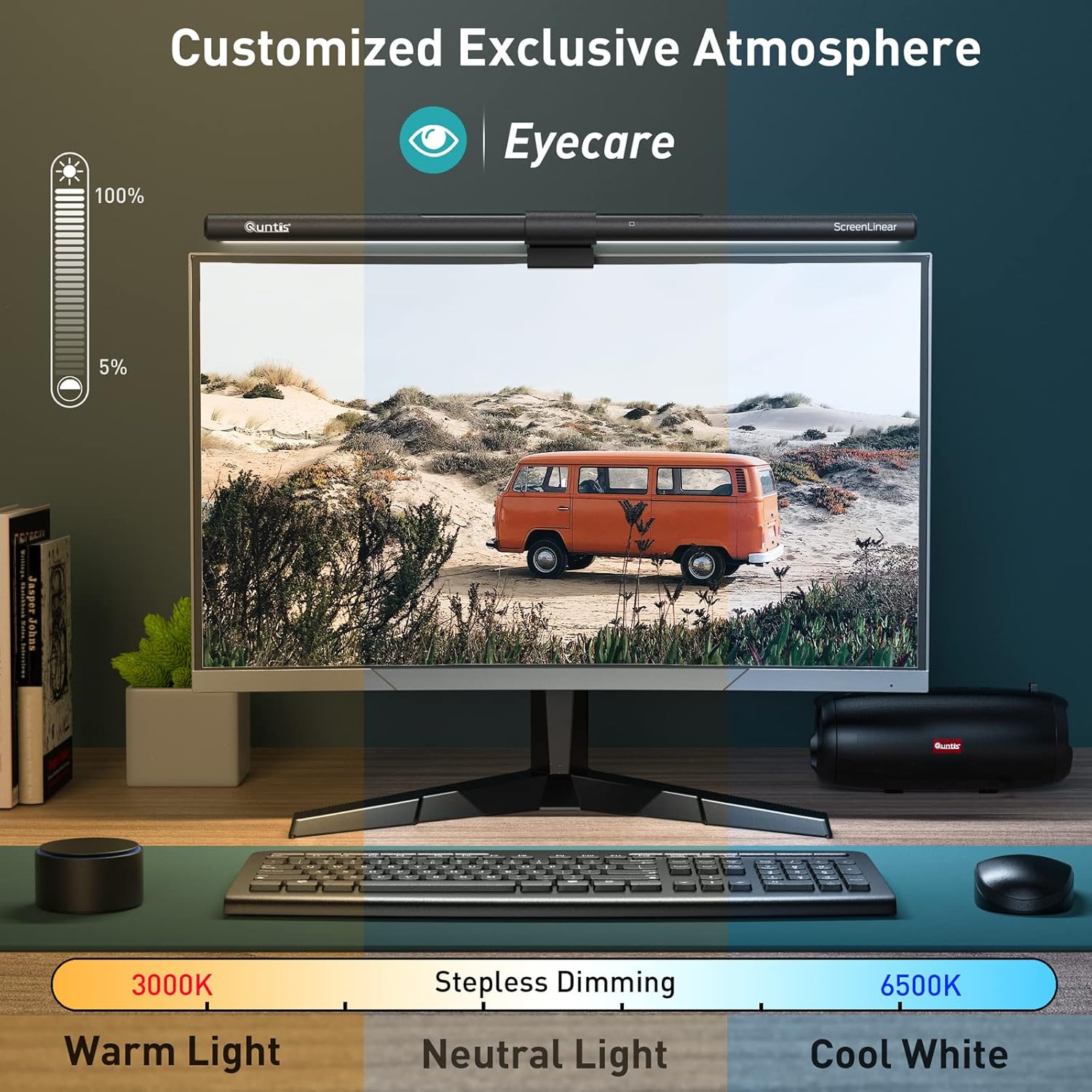 Quntis Monitor Light Bar PRO+ with Remote Control