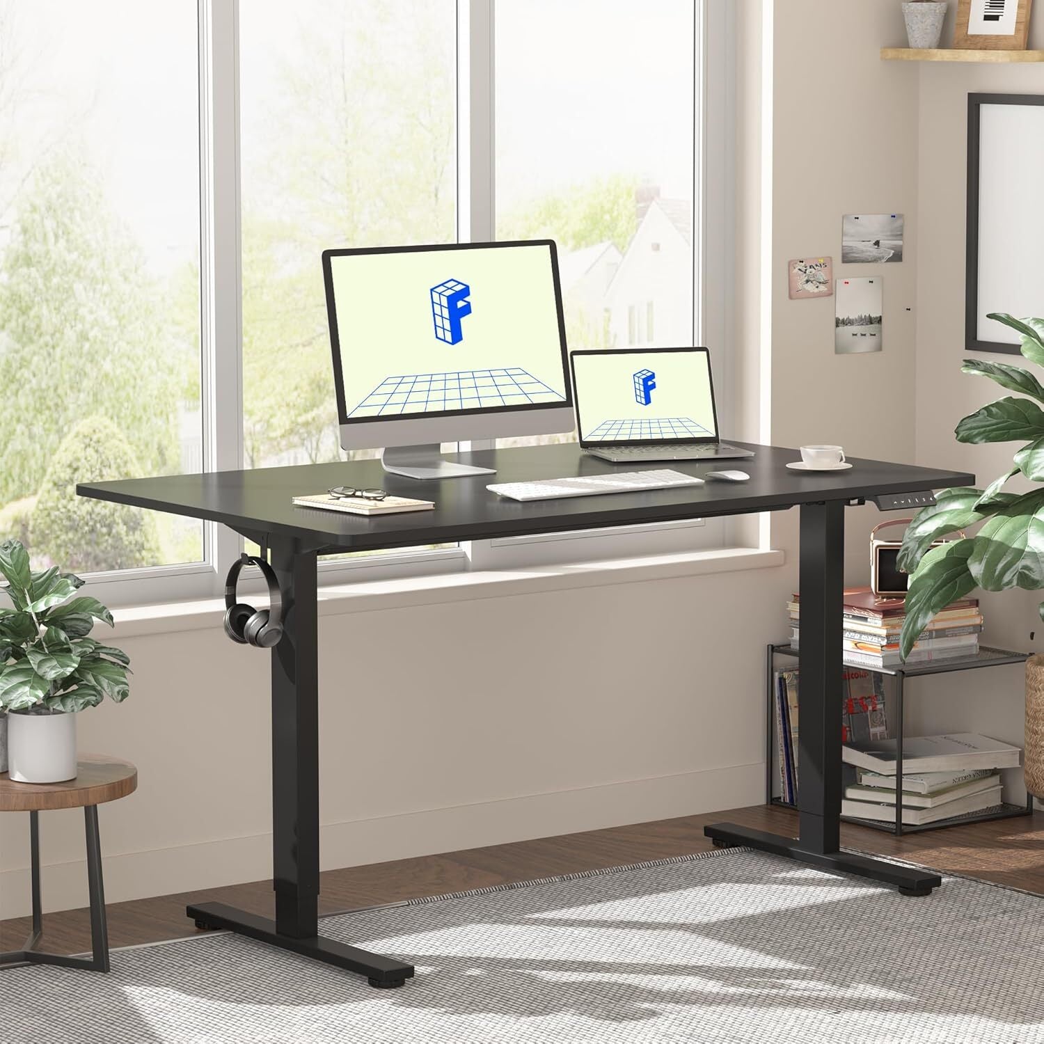 FlexiSpot EN1 - Standing Desk With Black Frame