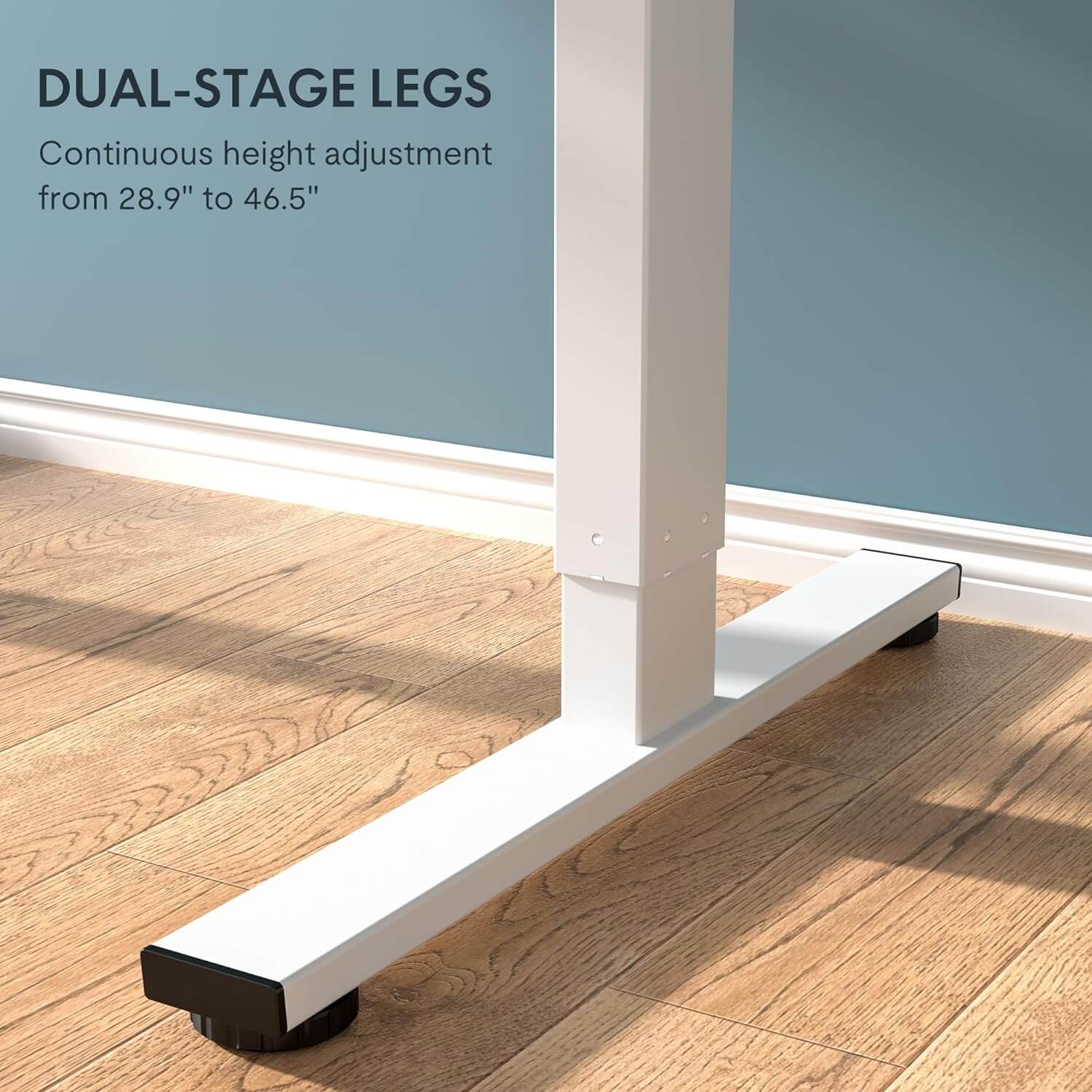 FlexiSpot EN1 - Standing Desk With White Frame