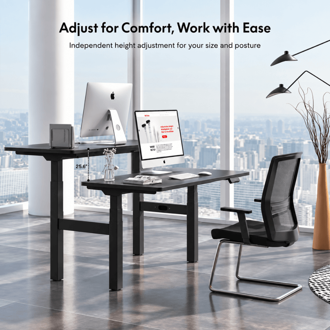 Flexispot E7H - 4 Motor Dual Bench Two-Person Standing Desk