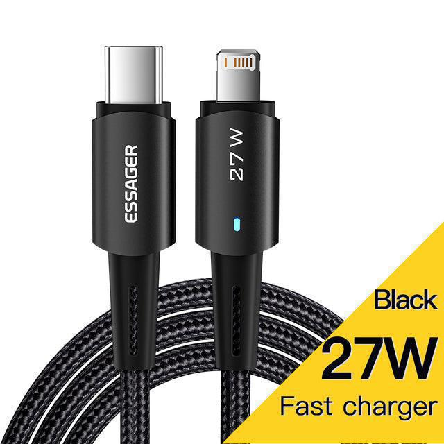 Essager 27W Type-C iPhone Charging Cable-DIVERSITY