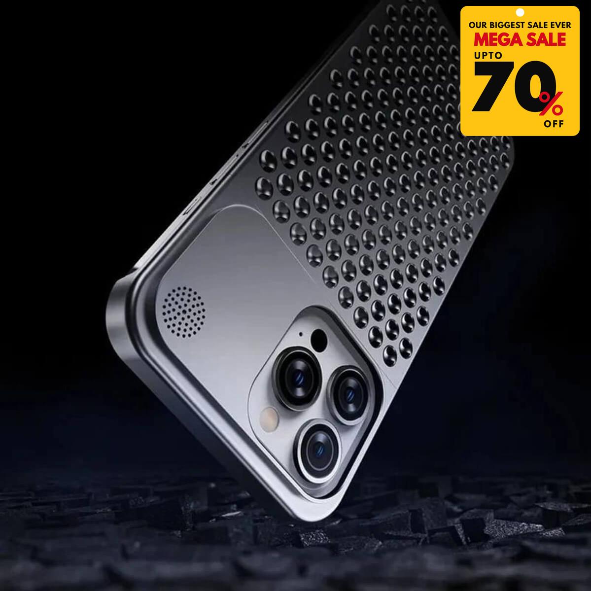ALPHA Hybrid Metal Mesh iPhone Case-DIVERSITY