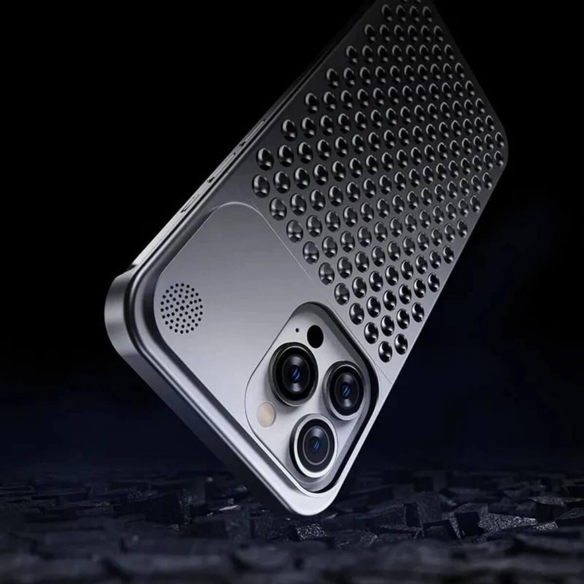 ALPHA Hybrid Metal Mesh iPhone Case-DIVERSITY