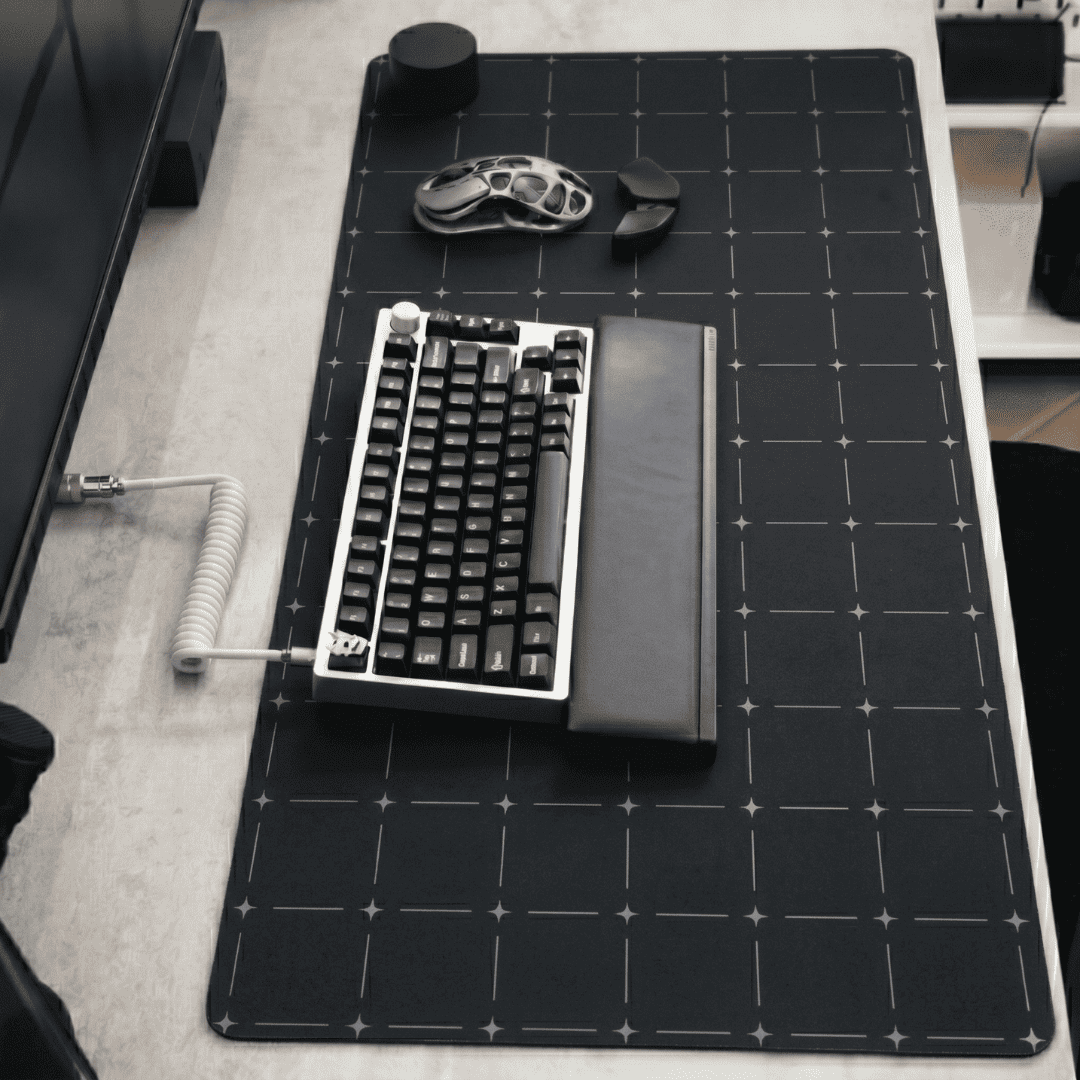 Printed Leather Desk Mat - Starry