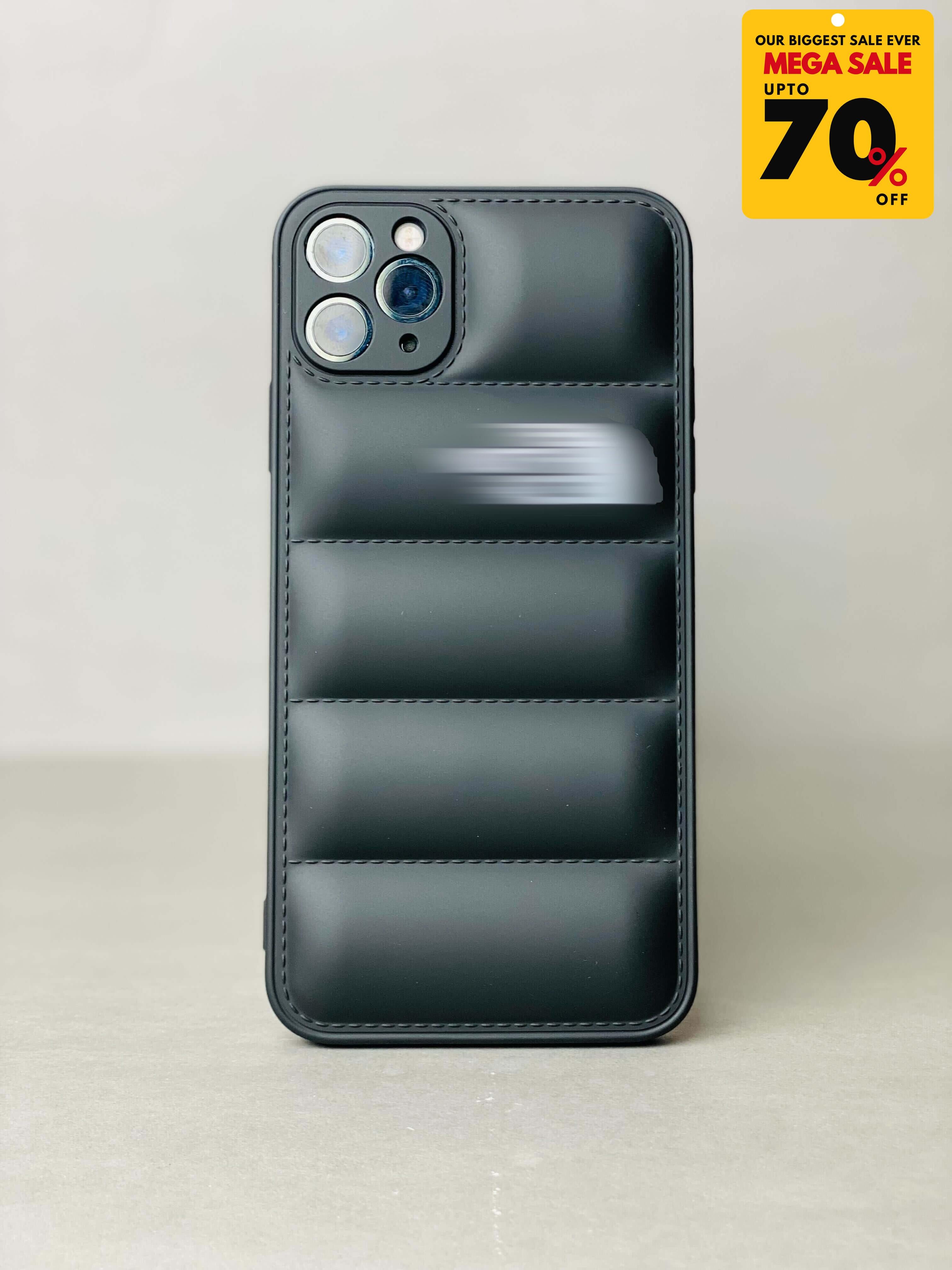 Puffer iPhone Cover - Black