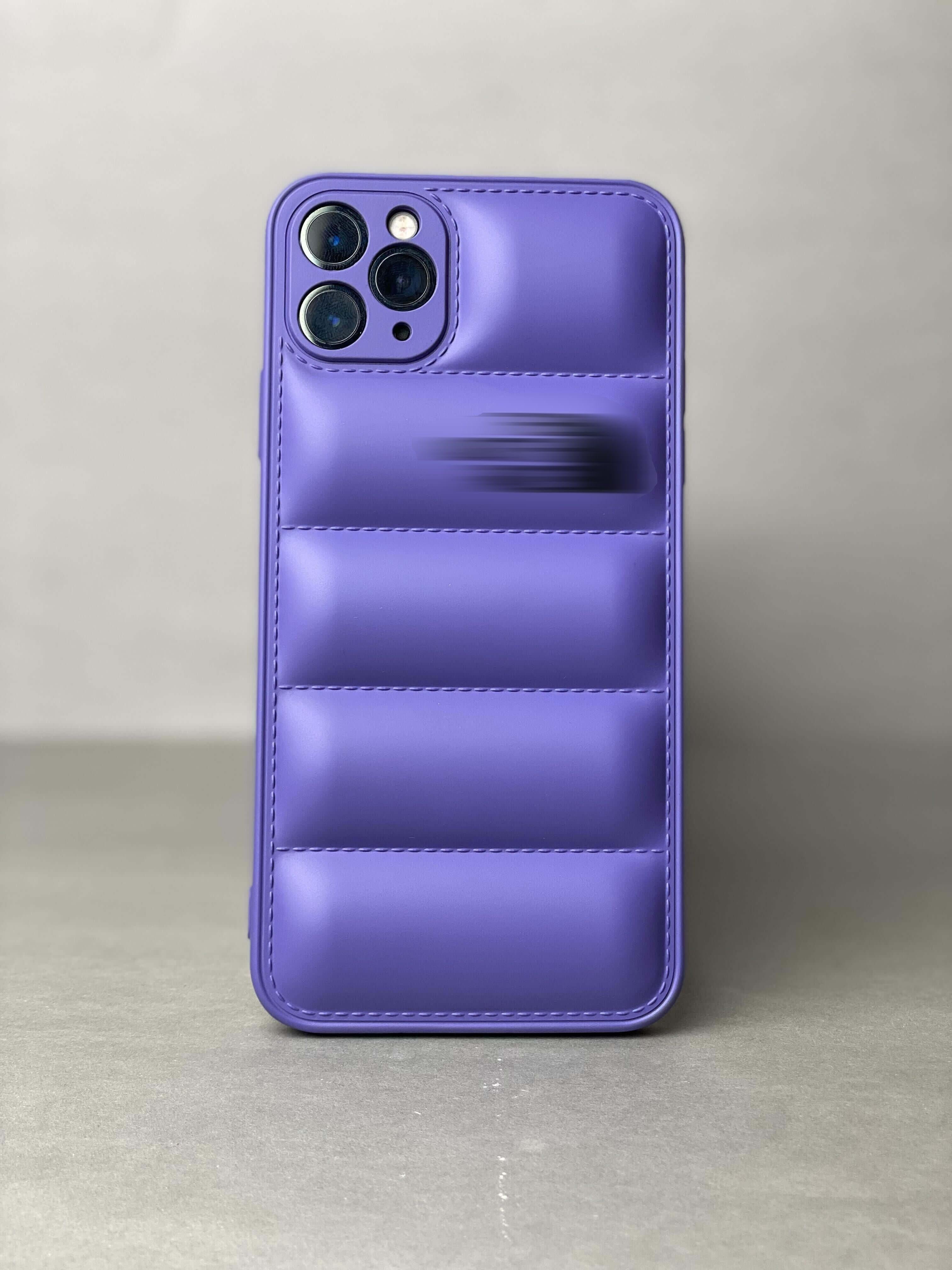Puffer iPhone Cover - Purple