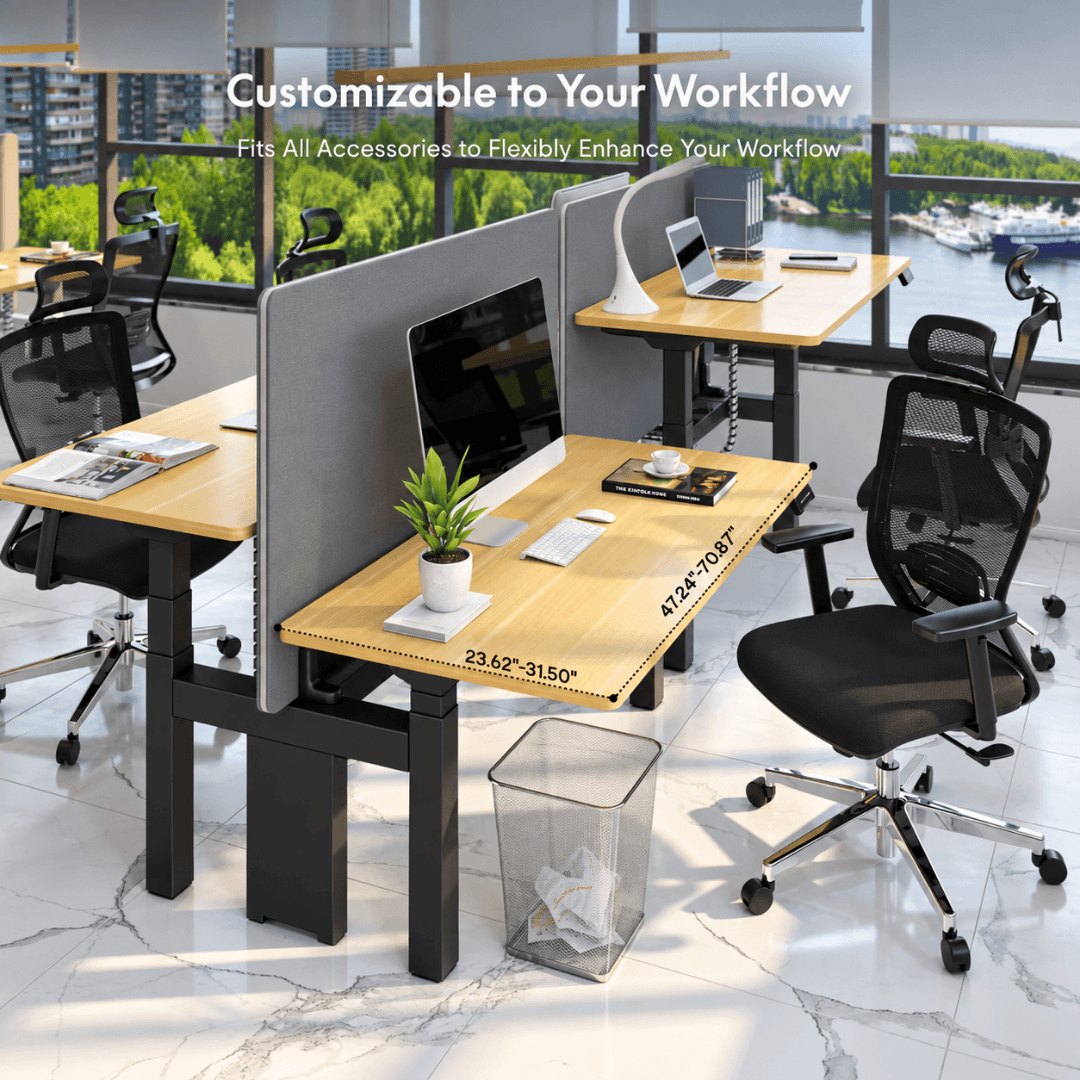 Flexispot E7H - 4 Motor Dual Bench Two-Person Standing Desk