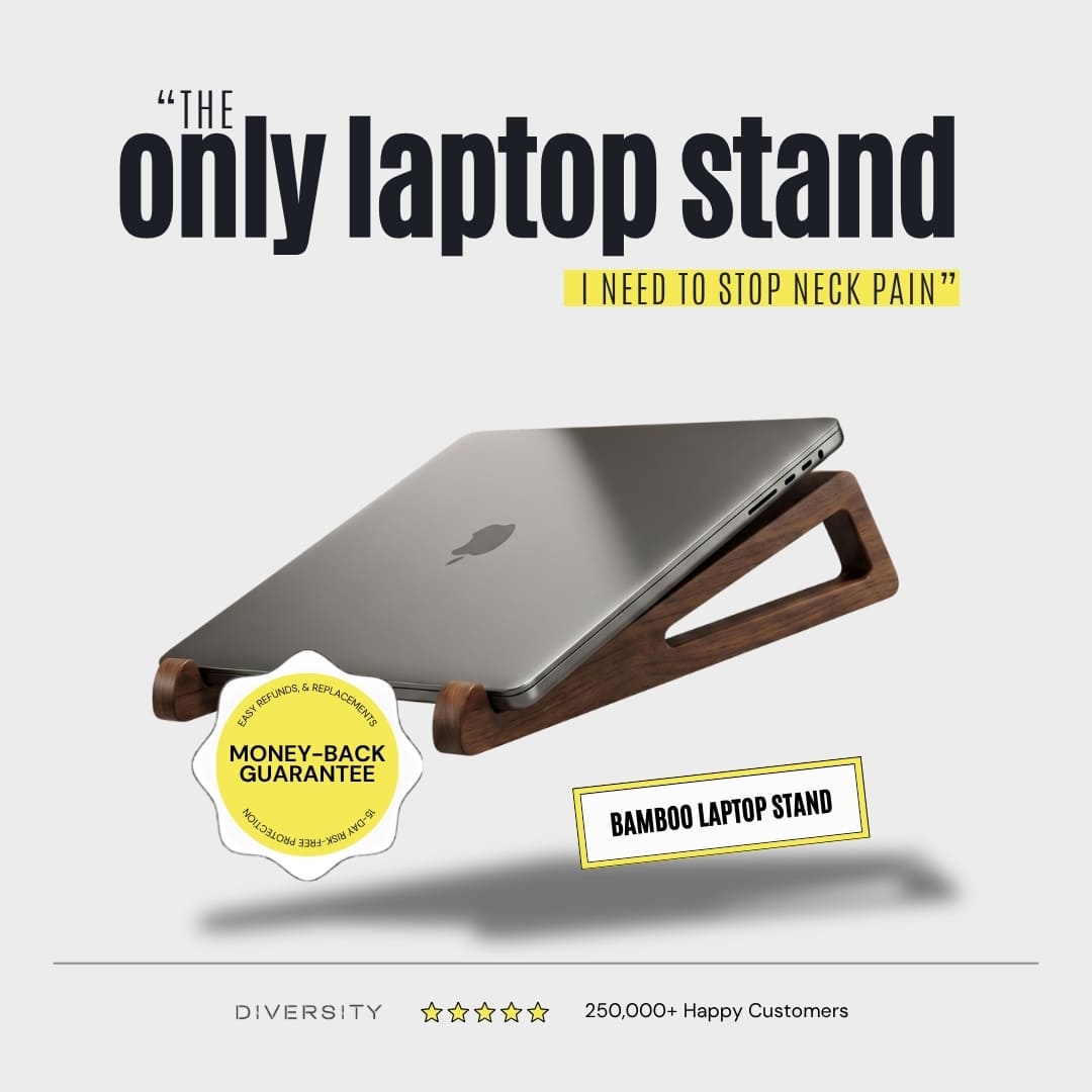 Bamboo Laptop Stand