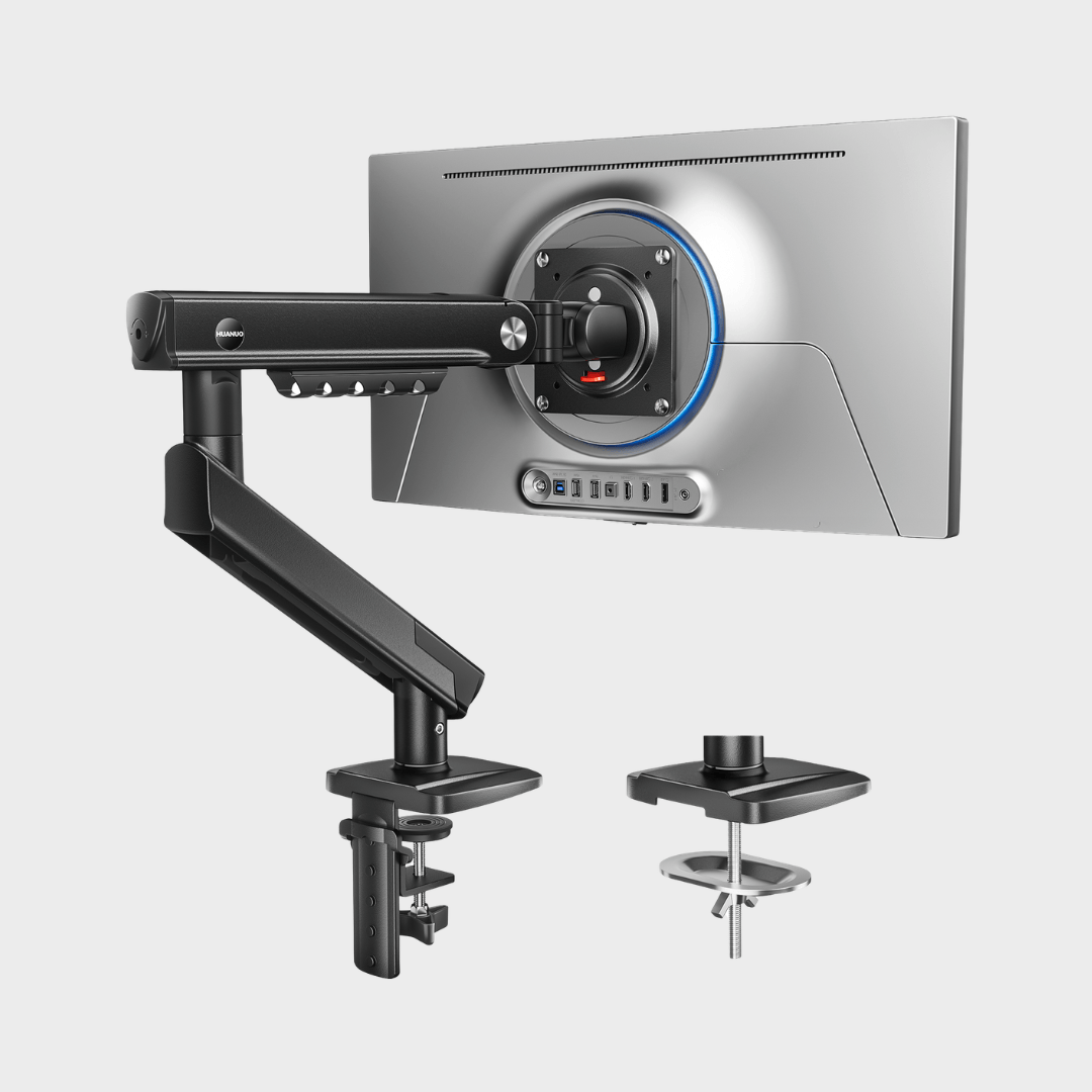 HUANUO FlowLift Single Monitor Arm for 13 to 32 Inch Screens