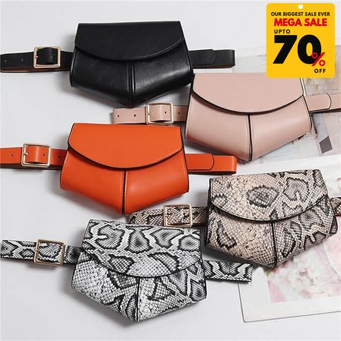 Luxury Heart Shaped Women's Waist Belt Bag-DIVERSITY