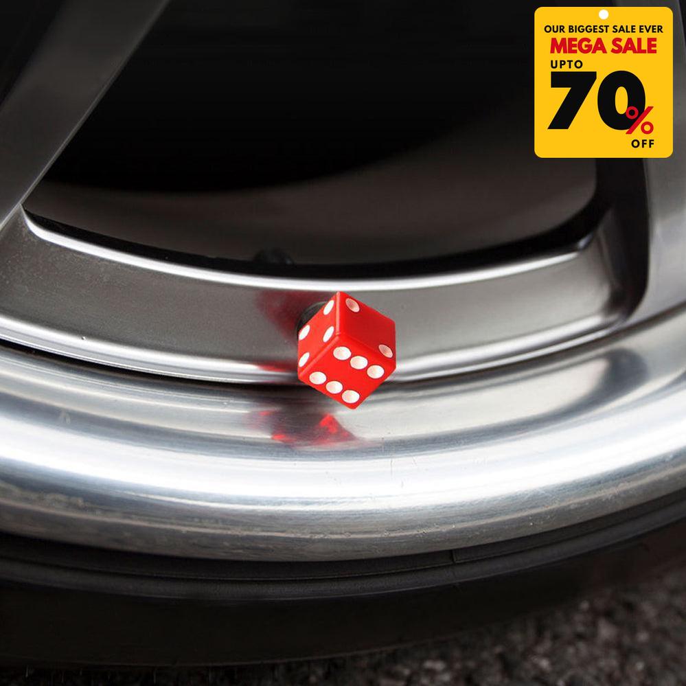 Dice Shape Tyre Valve Caps-DIVERSITY