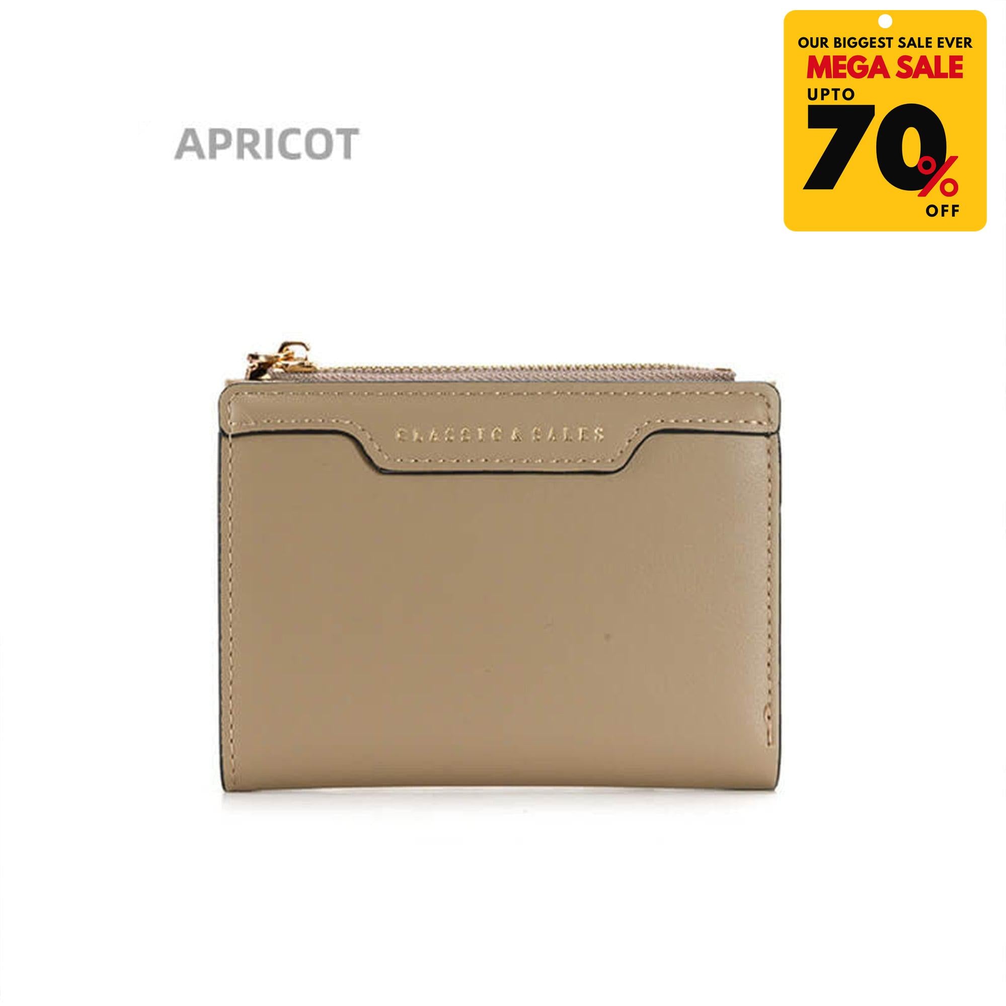 Women's Leather Compact Wallet-DIVERSITY