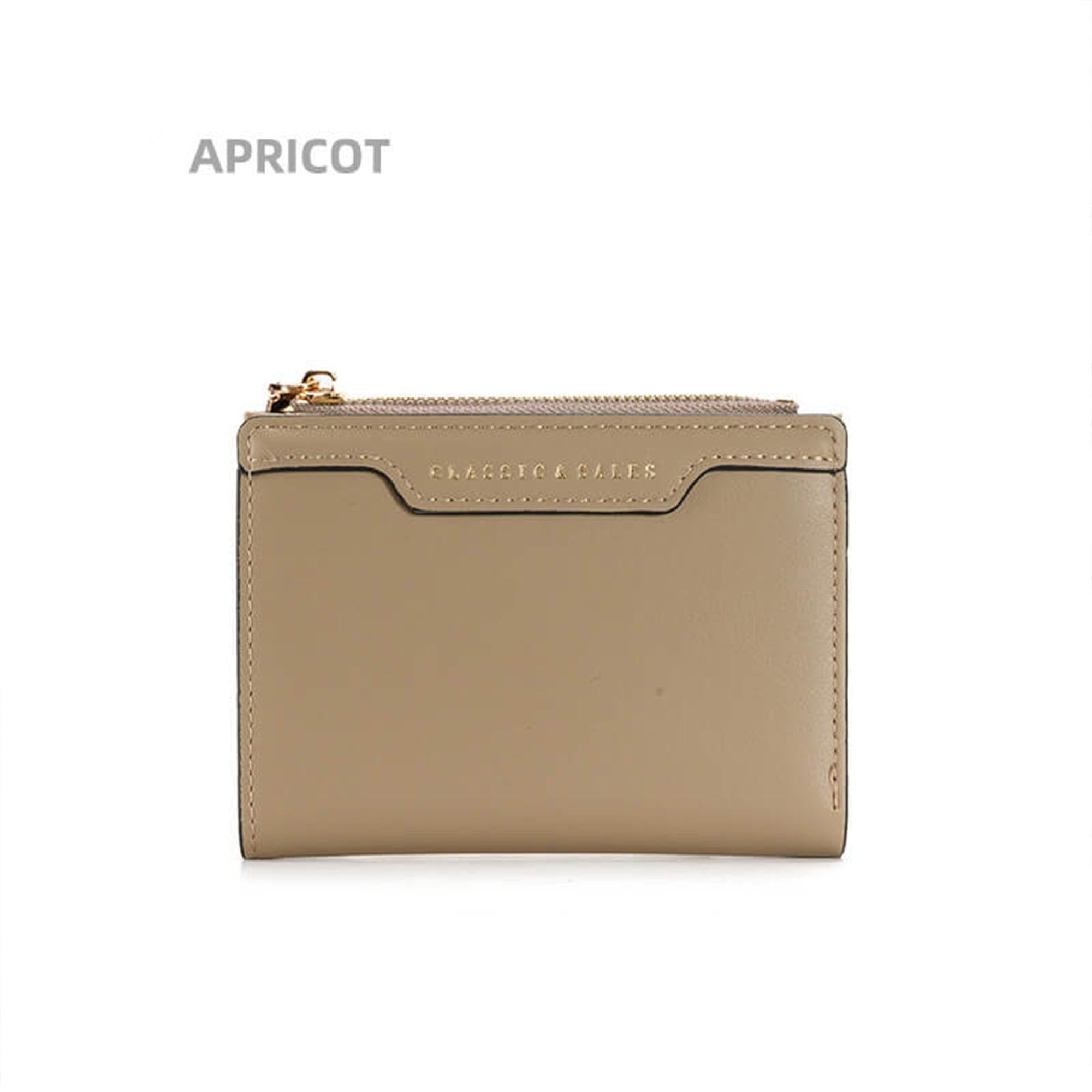 Women's Leather Compact Wallet-DIVERSITY