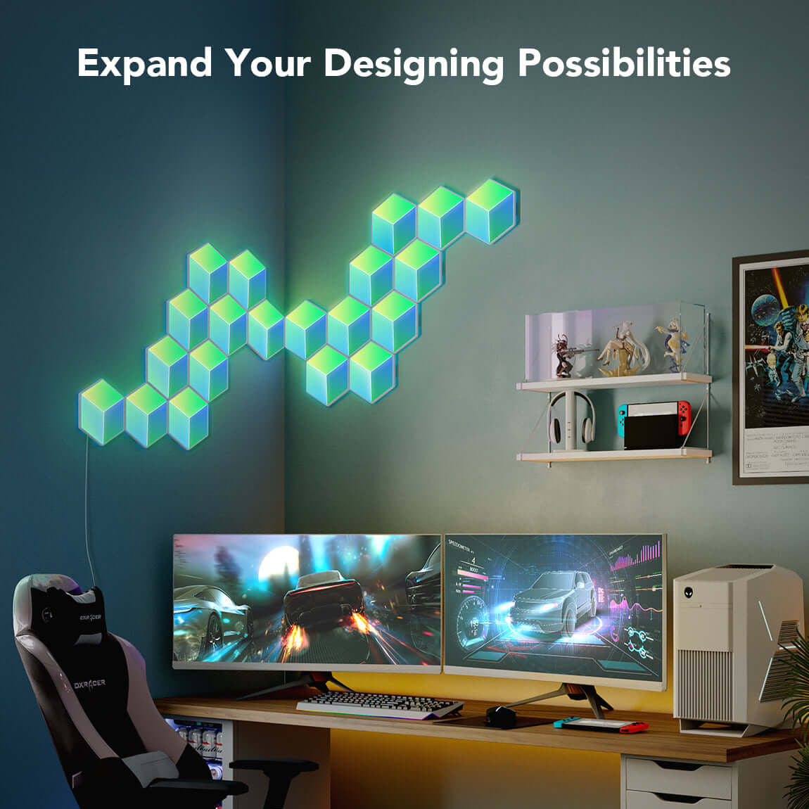 Govee Glide Hexagon Pro RGBIC Light Panel Kit