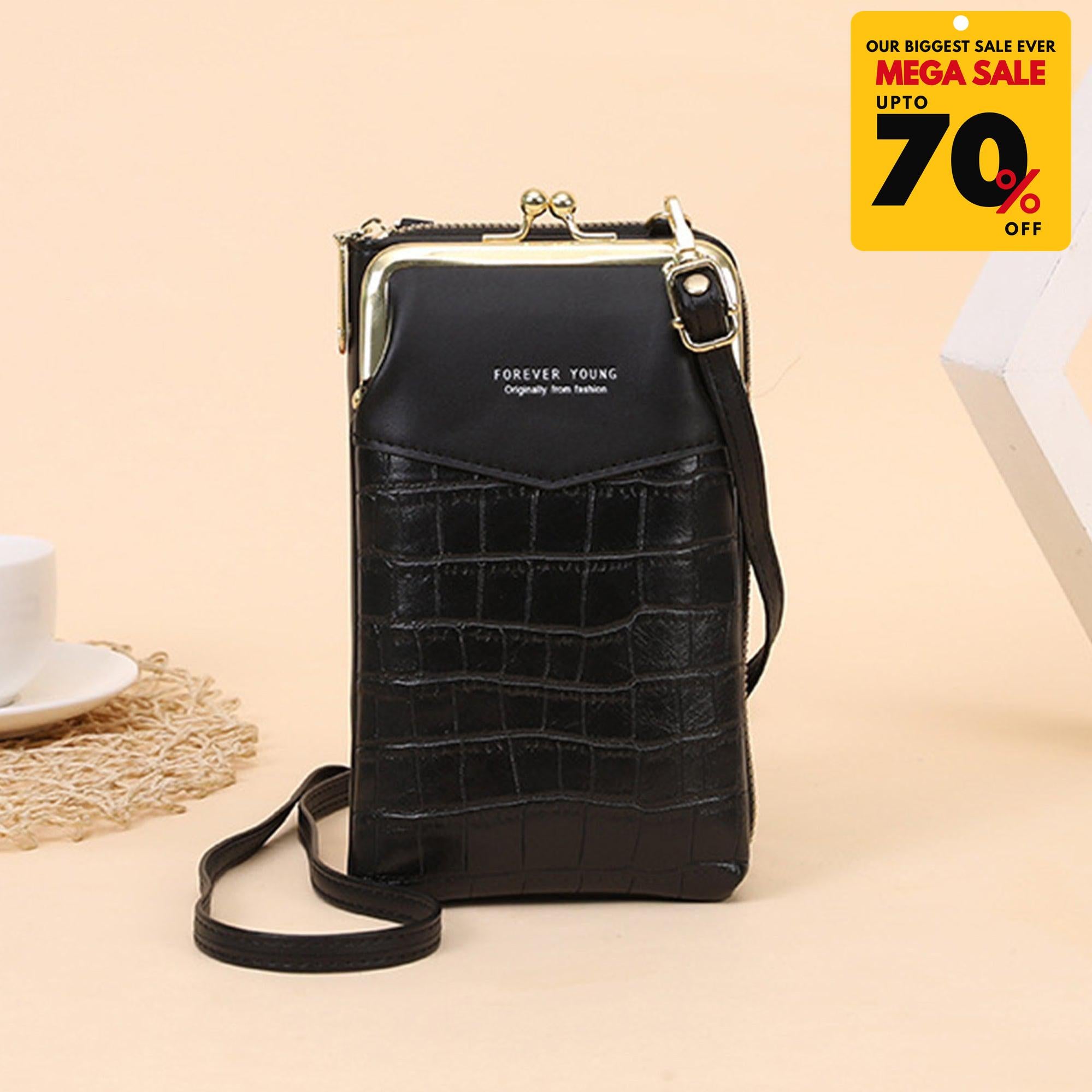 Women Multi-Purpose Crossbody Crocodile Bag-DIVERSITY
